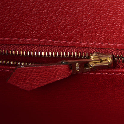 Hermes Epsom Birkin 35 Rouge Vif 15 of 28