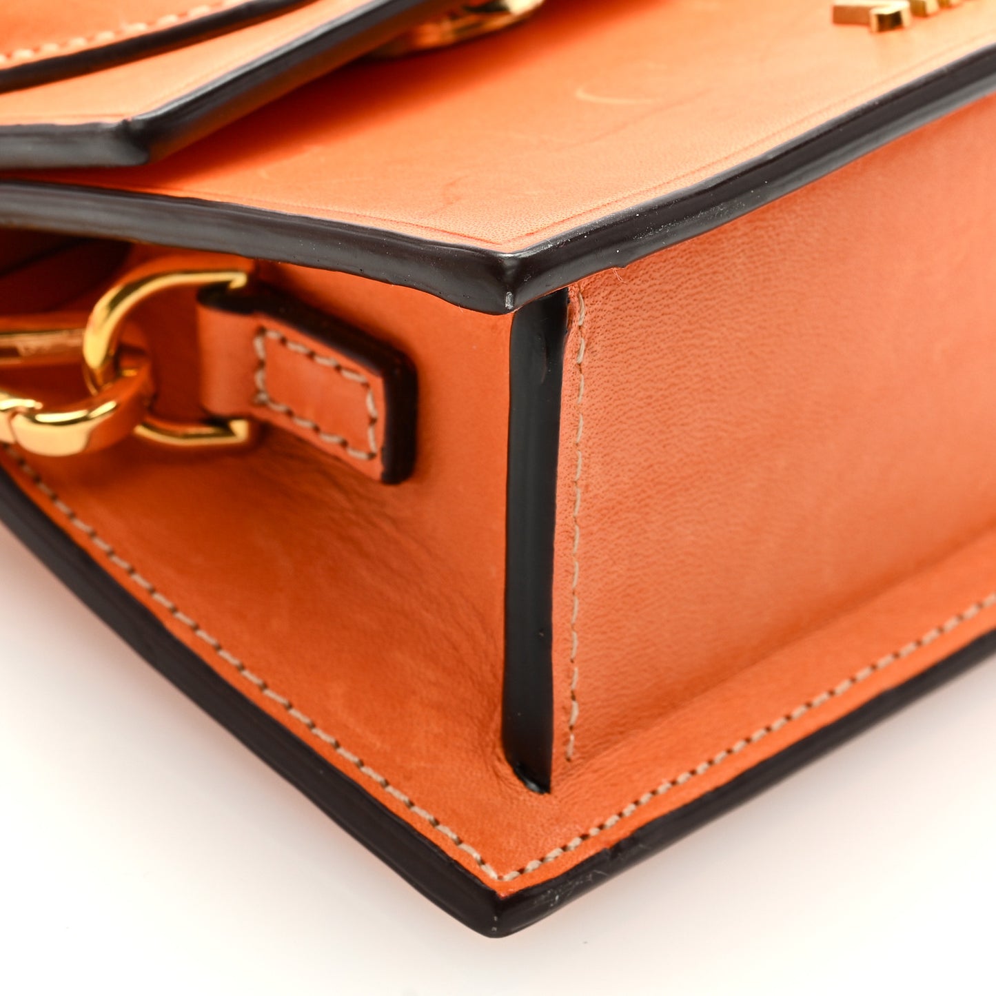 Smooth Calfskin Le Chiquito Orange