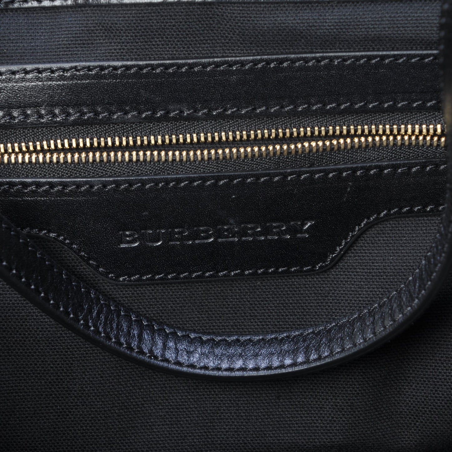 House Check Small Canterbury Tote Black
