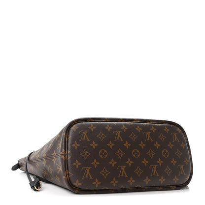 Louis Vuitton Monogram Calfskin Neo Neverfull Inside Out MM Black 5 of 10