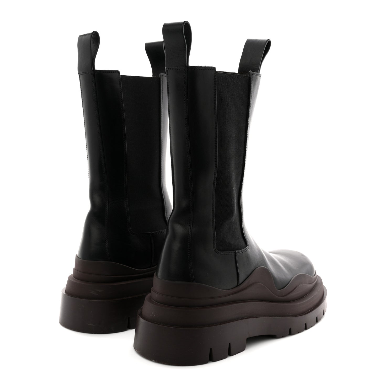Calfskin The Lug Chelsea 55mm Boots 38 Black