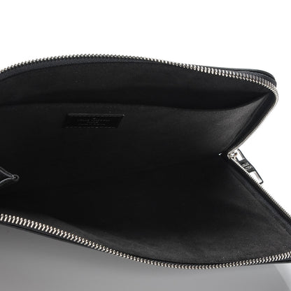 Louis Vuitton Calfskin Souple Pochette Jour PM Black 5 of 6