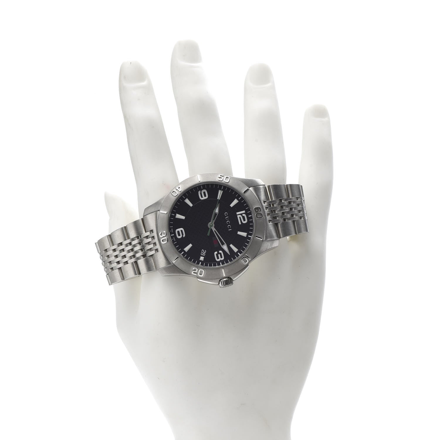 Gucci Stainless Steel 45mm G-Timeless Quartz Watch Black 2 of 7