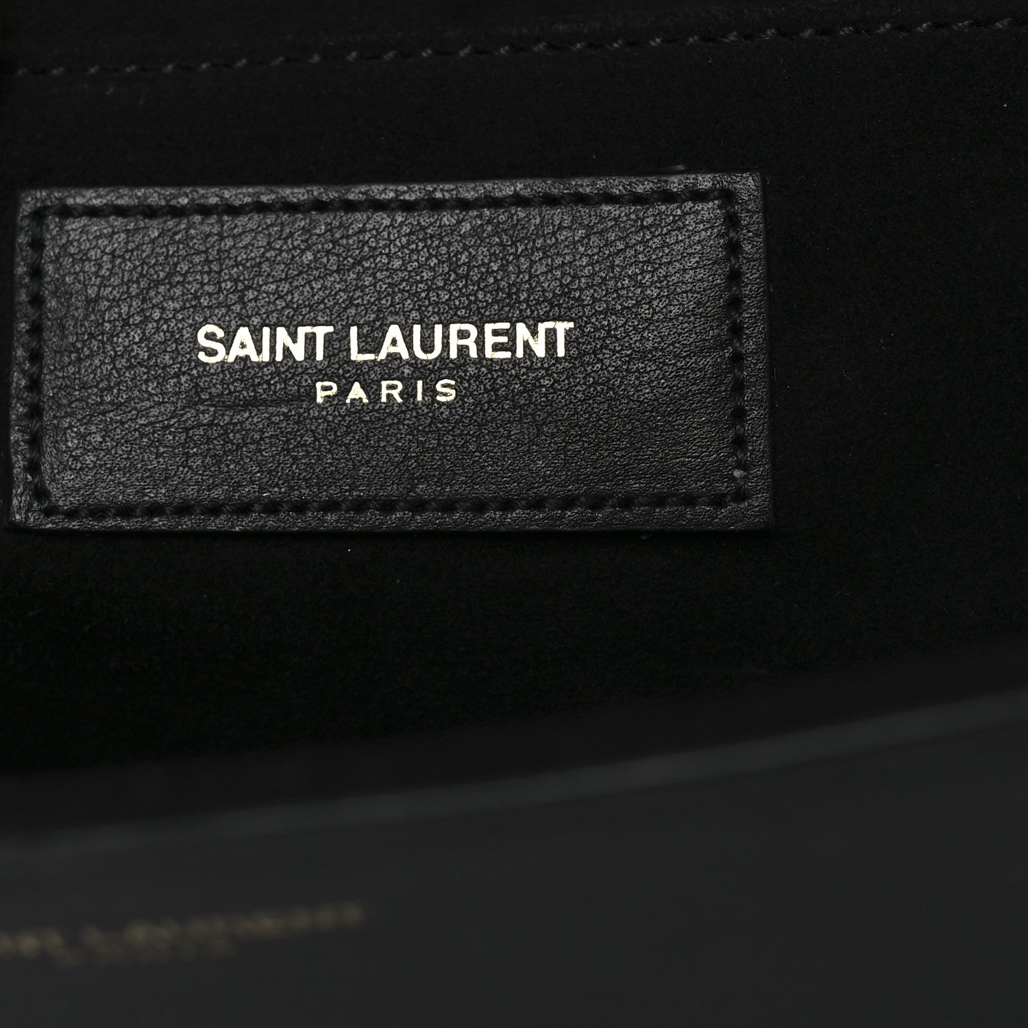 Saint Laurent Calfskin Classic Y Ligne Clutch Black 6 of 11