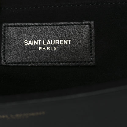 Saint Laurent Calfskin Classic Y Ligne Clutch Black 6 of 11