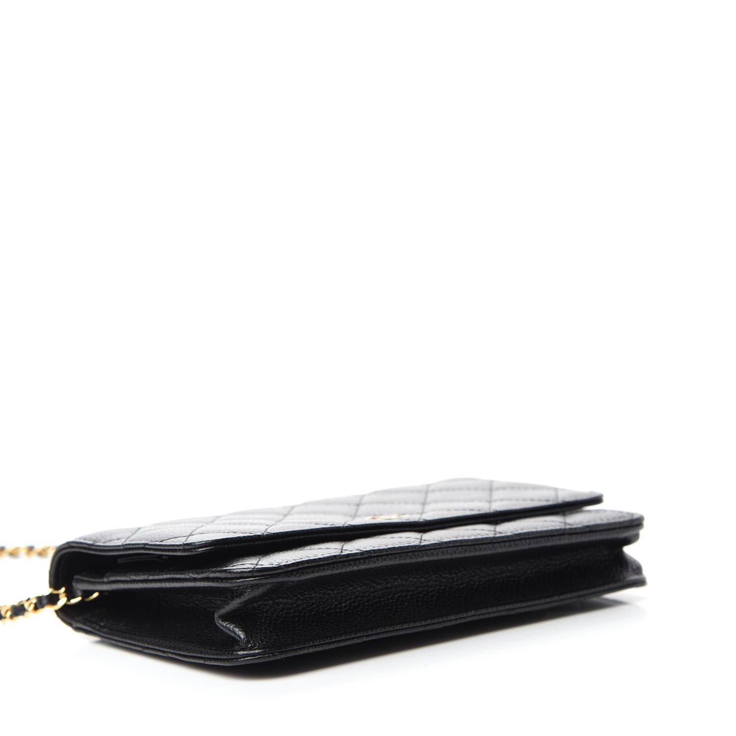Chanel Caviar Quilted Wallet On Chain WOC Black 4 of 13