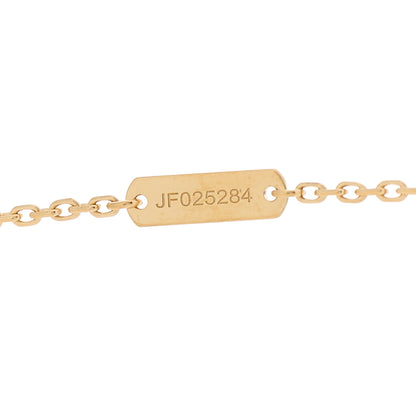 Van Cleef & Arpels 18K Yellow Gold Guilloche Vintage Alhambra Pendant Necklace 5 of 5