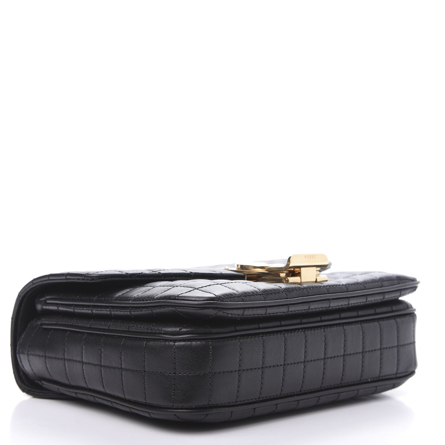 Celine Calfskin Quilted Small C Bag Black 5 of 10