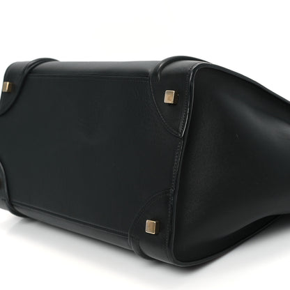 Celine Smooth Calfskin Mini Luggage Black 9 of 12