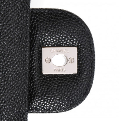 Chanel Caviar Quilted Jumbo Double Flap Black 7 of 7