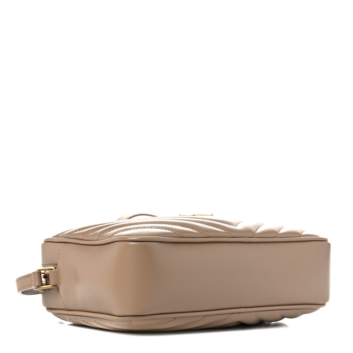 Saint Laurent Calfskin Matelasse Monogram Lou Camera Bag Dark Latte 2 of 9