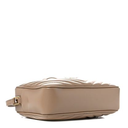 Saint Laurent Calfskin Matelasse Monogram Lou Camera Bag Dark Latte 2 of 9