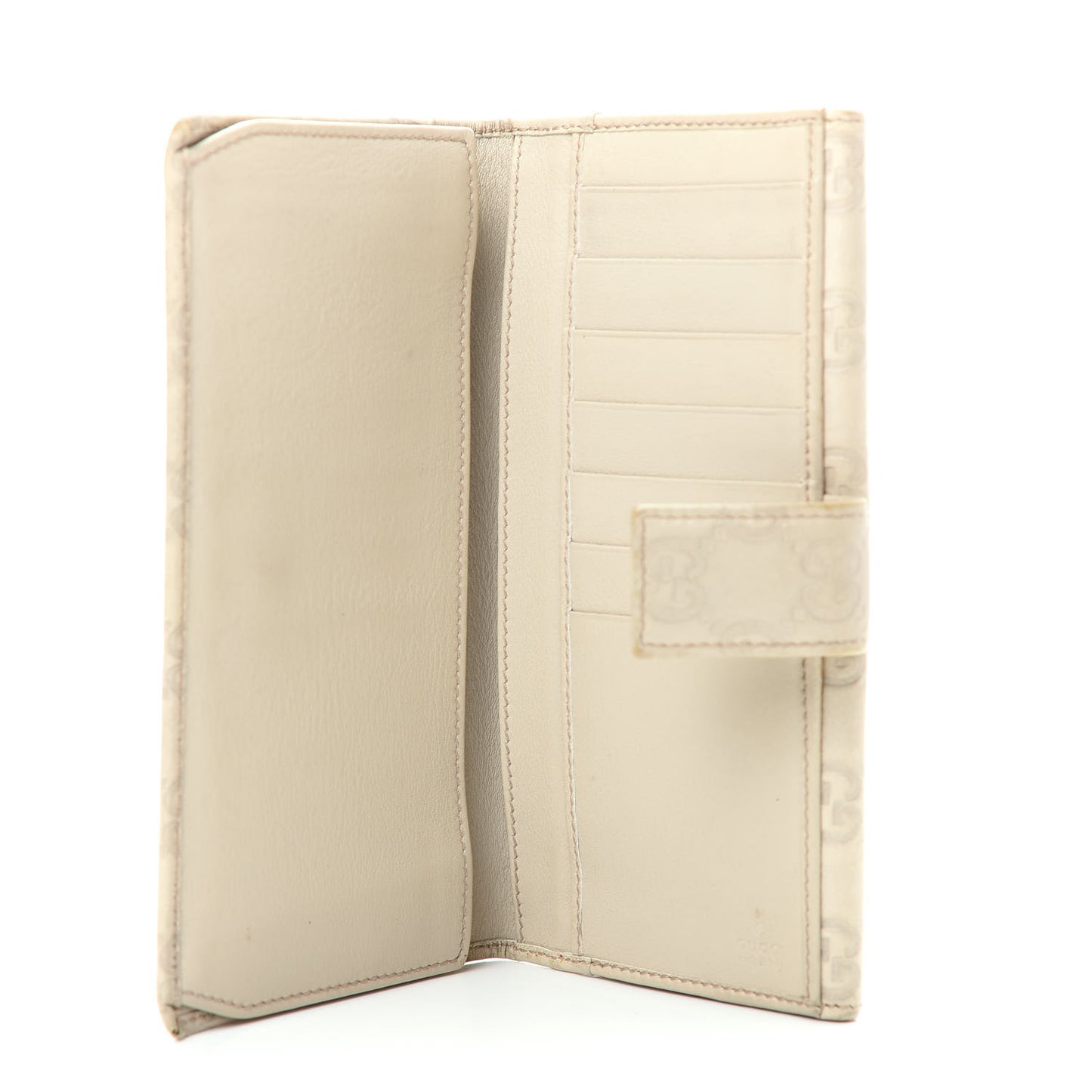 Guccissima Princy Continental Wallet Off White