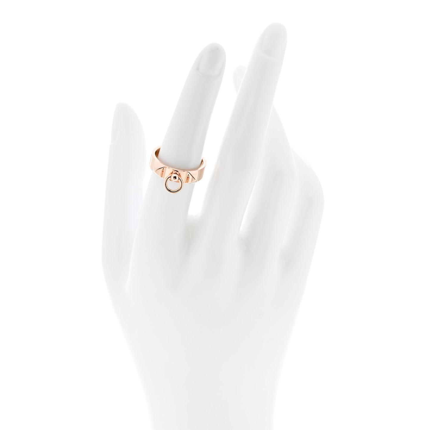 18K Rose Gold PM Collier De Chien Ring 53 6.5