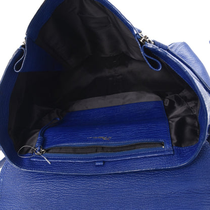 3.1 Phillip Lim 3.1 Textured Calfskin Large Pashli Satchel Cobalt 6 of 11