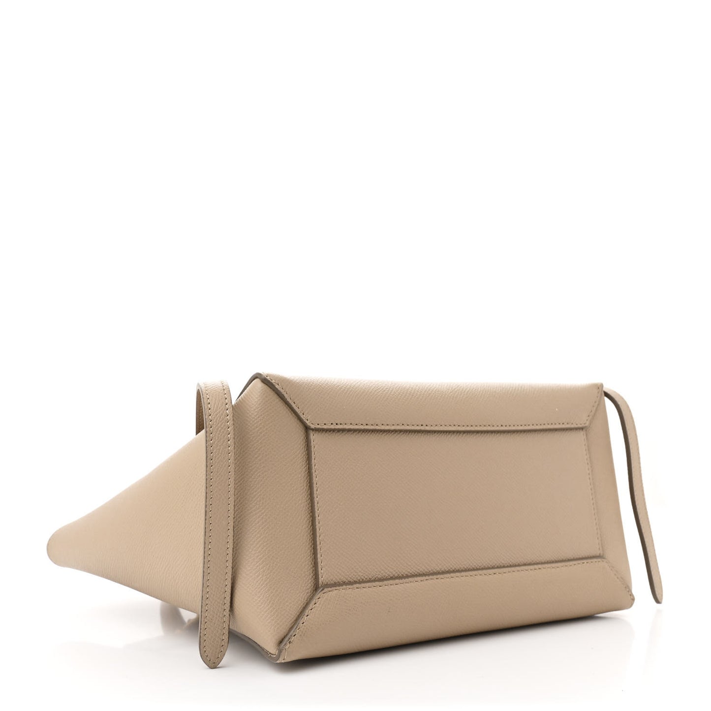 Grained Calfskin Micro Belt Bag Light Taupe