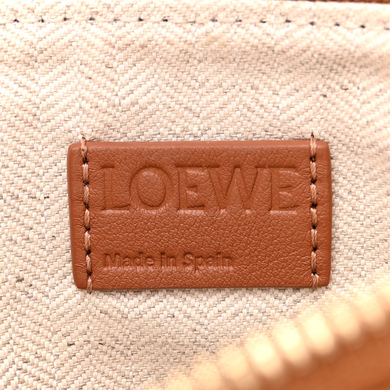 Loewe Calfskin Mini Hammock Hobo Tan 6 of 10