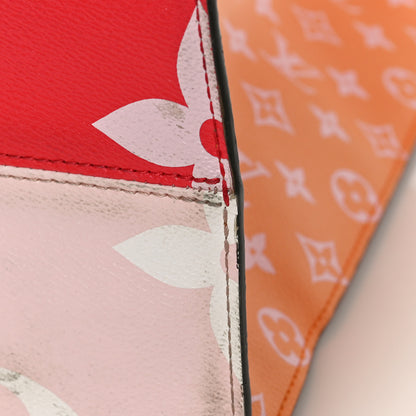 Louis Vuitton Monogram Giant Onthego GM Rouge Rose 11 of 14