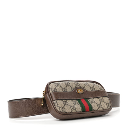Gucci GG Supreme Monogram Ophidia Belted iPhone Case 95 38 Dark Brown 4 of 11