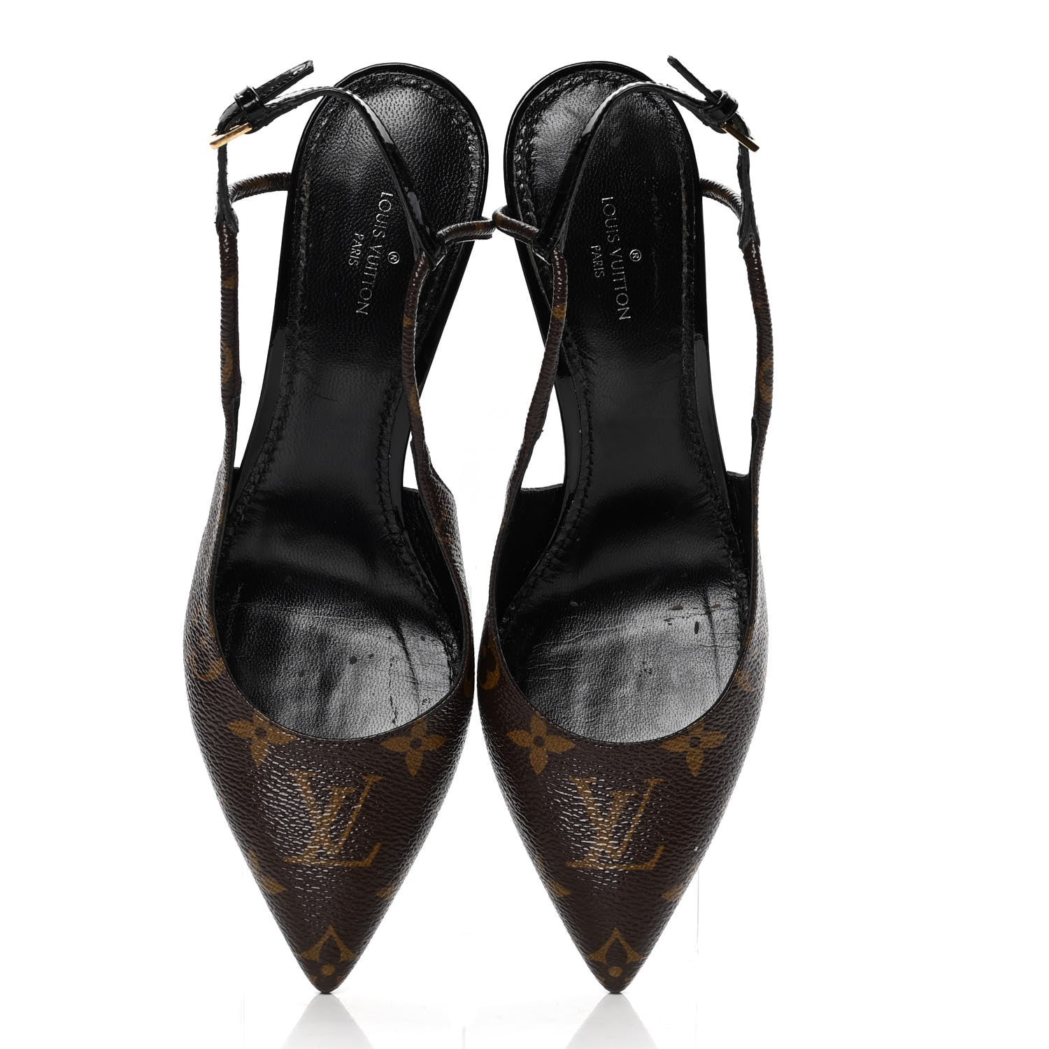 Louis Vuitton Monogram Cherie Slingback Pumps 36 5 of 9