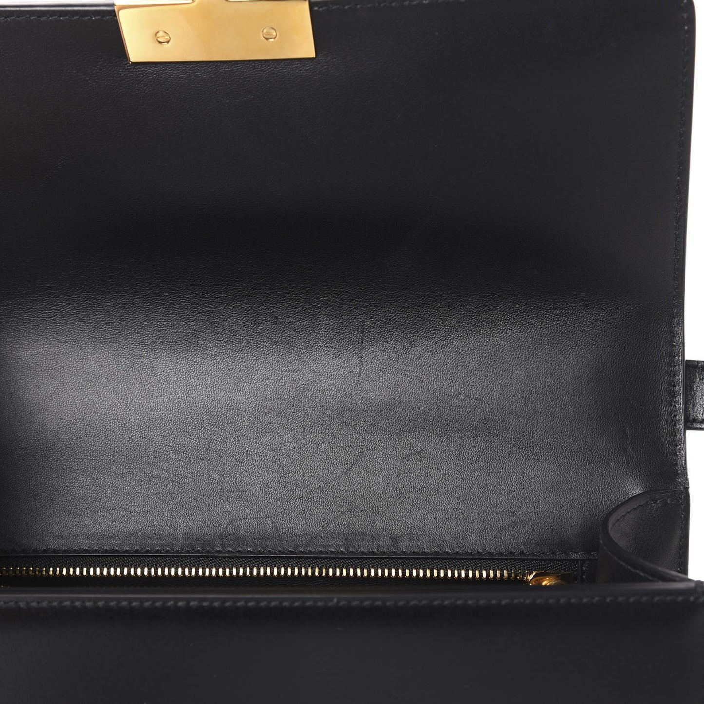 Smooth Calfskin 30 Montaigne Flap Bag Black