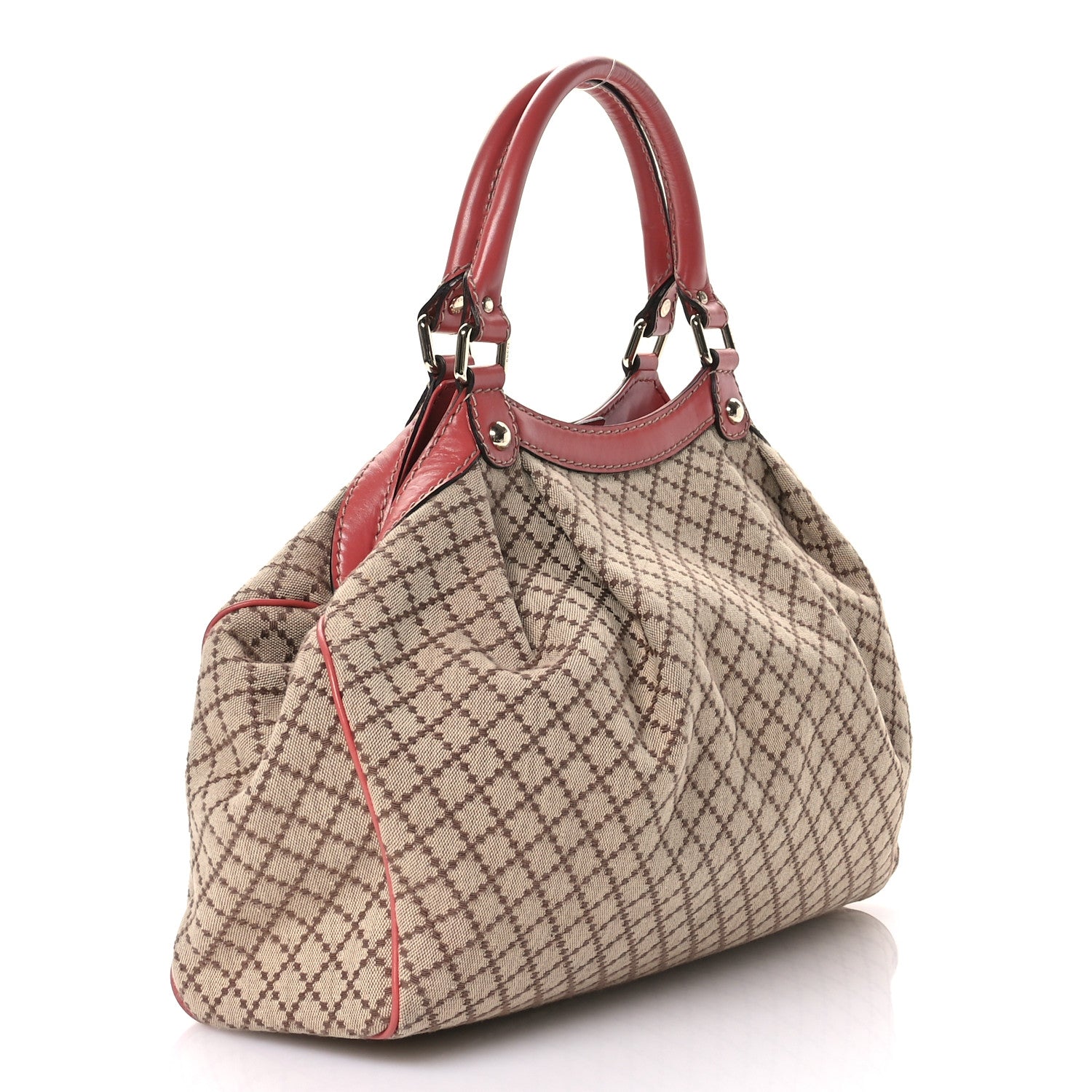 Gucci Monogram Margaux Calfskin Medium Sukey Tote Coral 3 of 11