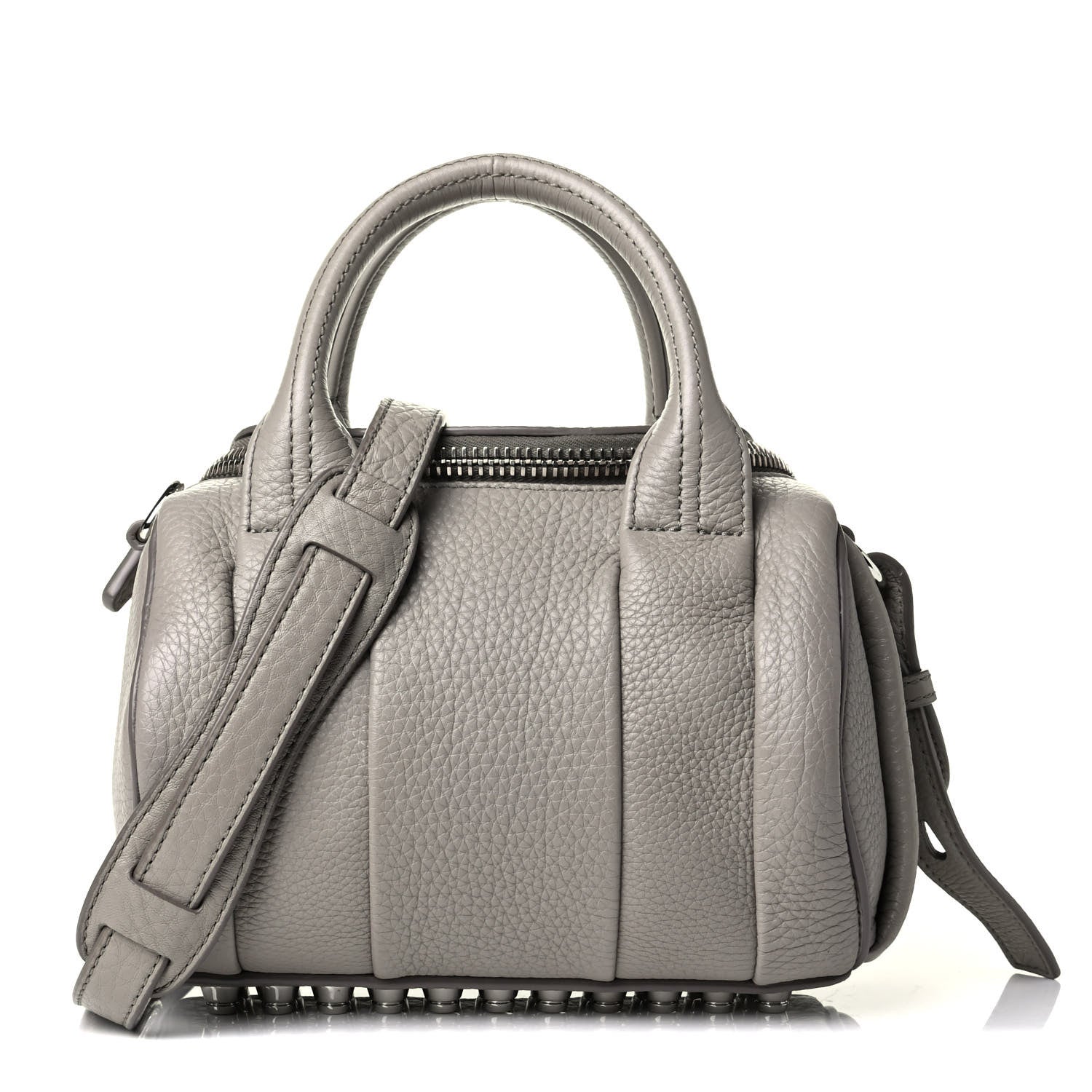 Alexander Wang Pebbled Lambskin Mini Rockie Oyster Pale Silver Hardware 1 of 6