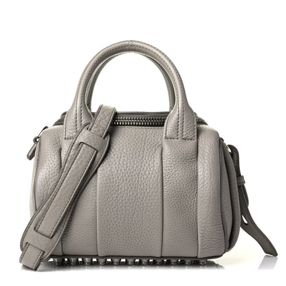 Alexander Wang Pebbled Lambskin Mini Rockie Oyster Pale Silver Hardware 1 of 6