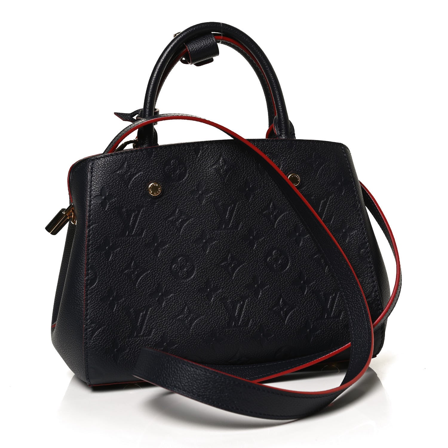 Louis Vuitton Empreinte Montaigne BB Marine Rouge 3 of 11