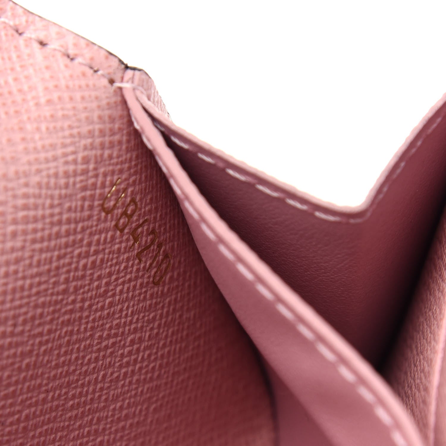 Louis Vuitton Damier Ebene Rosalie Coin Purse Rose Ballerine 7 of 7
