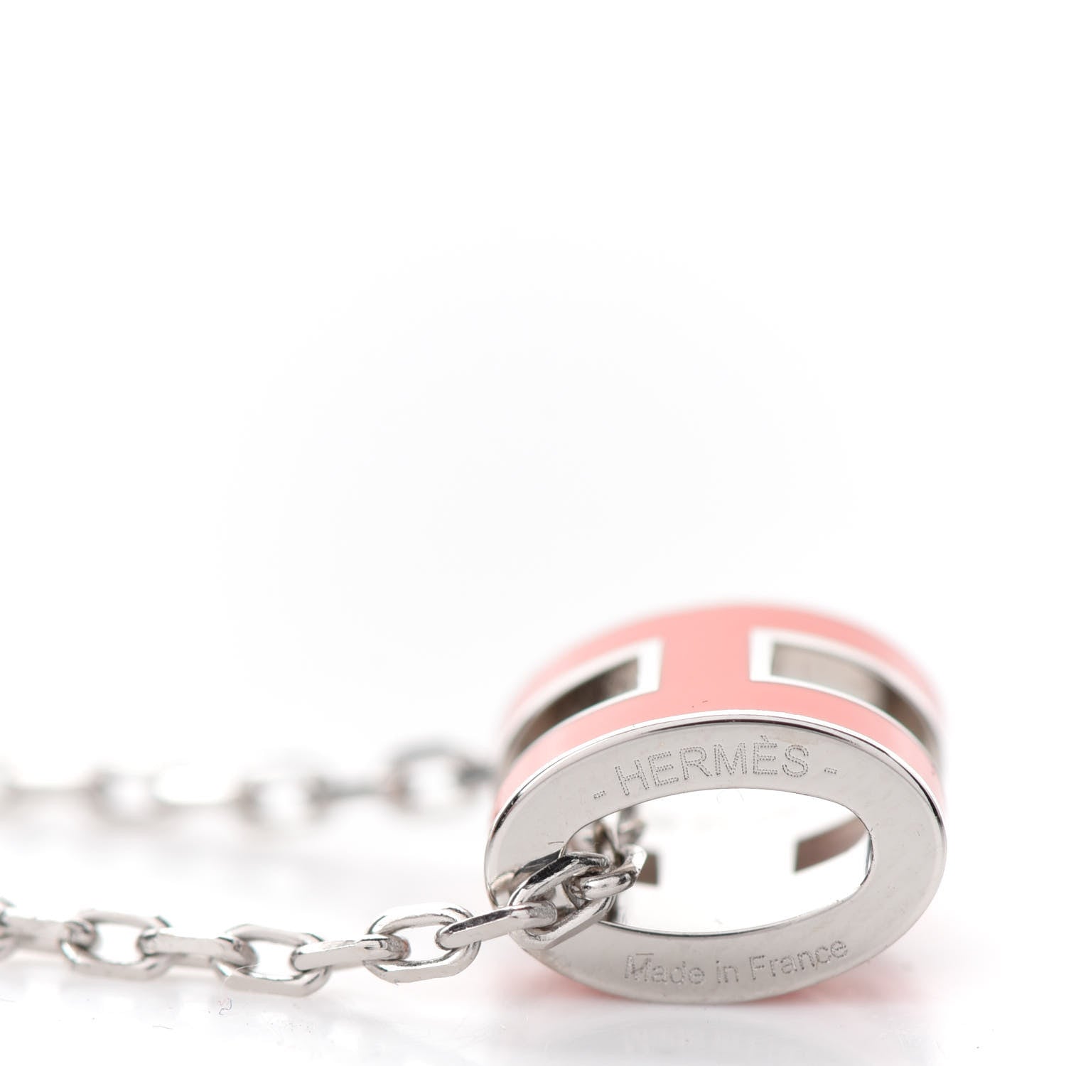 Hermes Palladium Mini Pop H Necklace Orange Graffiti 6 of 7