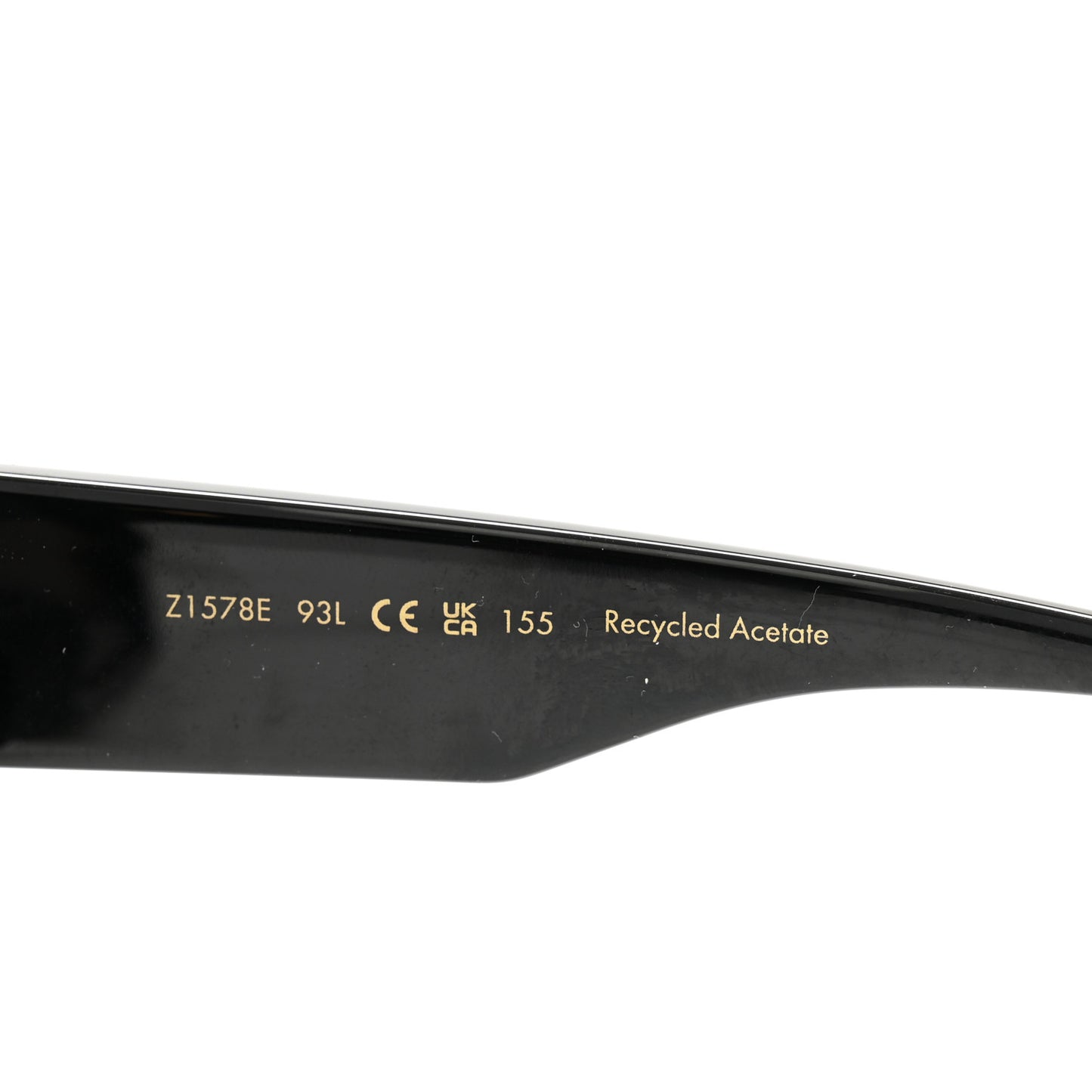 Acetate Swarovski Crystal Cyclone Sunglasses Z1578E Black