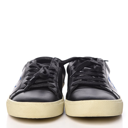 Saint Laurent Calfskin Court Classic Sneakers 39 Black 2 of 16