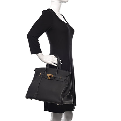 Hermes Togo Birkin 35 Black 2 of 10