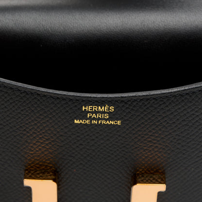 Hermes Epsom Constance Slim Wallet Black 7 of 11
