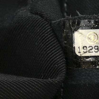 Chanel Sheepskin Braided Small Boy Reverso Flap Black 6 of 10