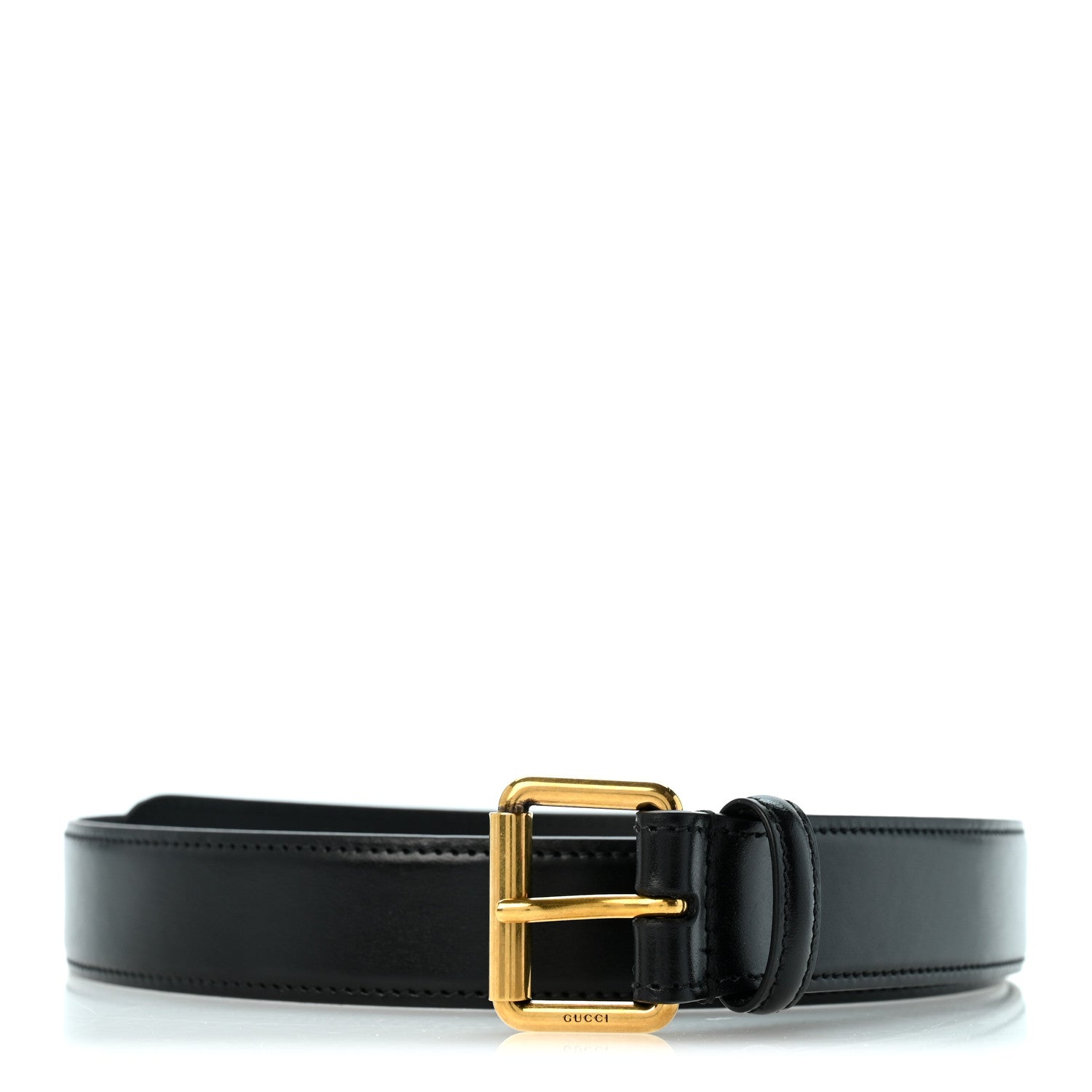 Gucci Calfskin Belt 85 34 Black 1 of 5