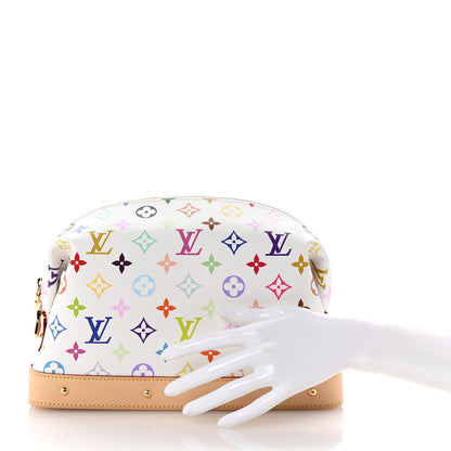 Louis Vuitton LV x TM Monogram Multicolor Cosmetic Pouch GM White 2 of 7