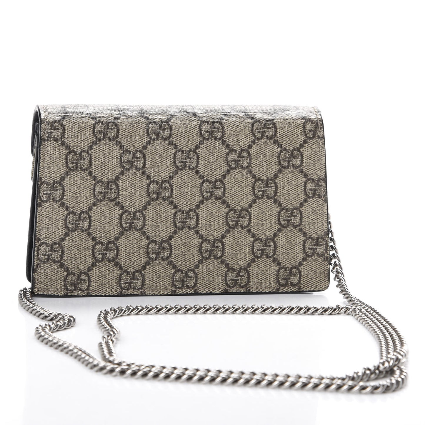 GG Supreme Monogram Super Mini Dionysus Shoulder Bag Black