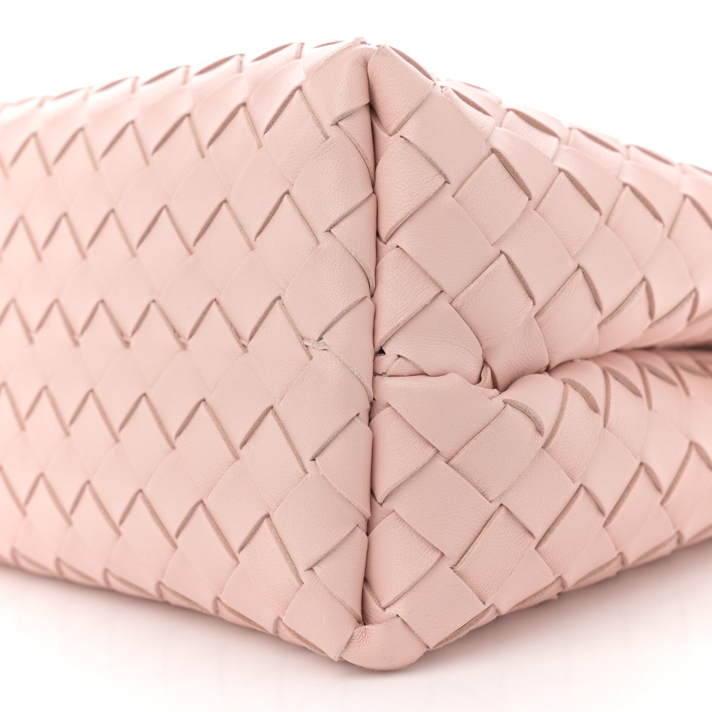 Nappa Intrecciato Medium Andiamo Shoulder Bag Lotus