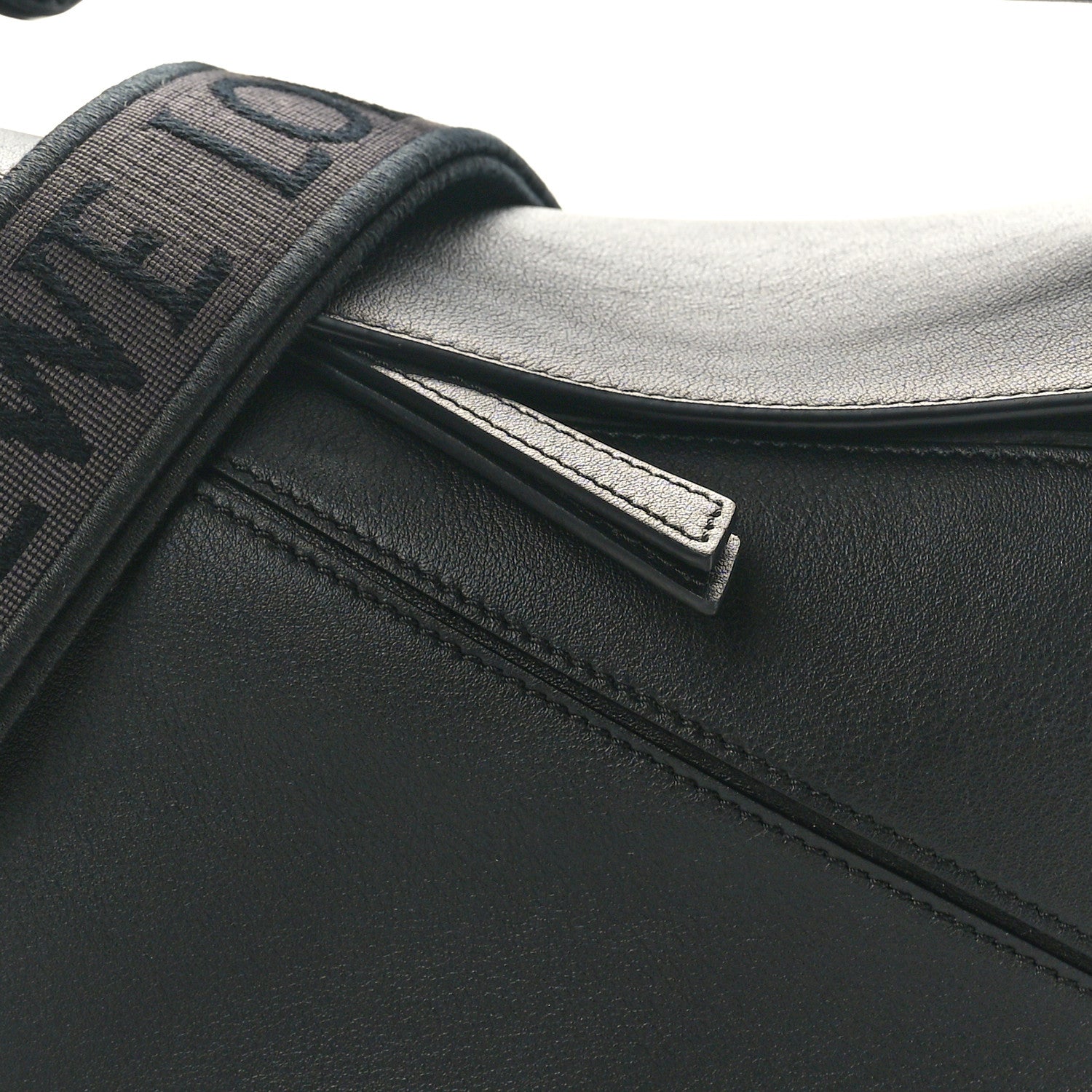 Loewe Satin Calfskin Small Puzzle Bag Black 7 of 9