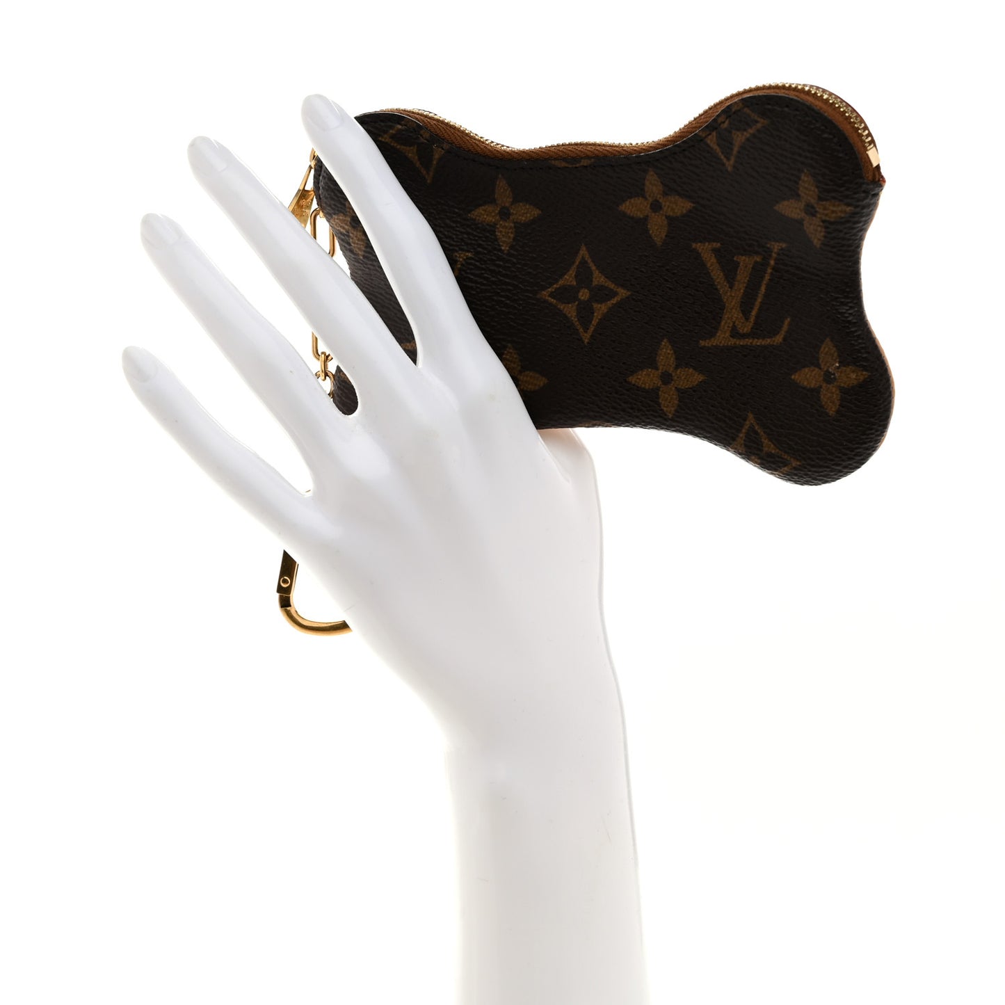 Monogram Bone Key Pouch