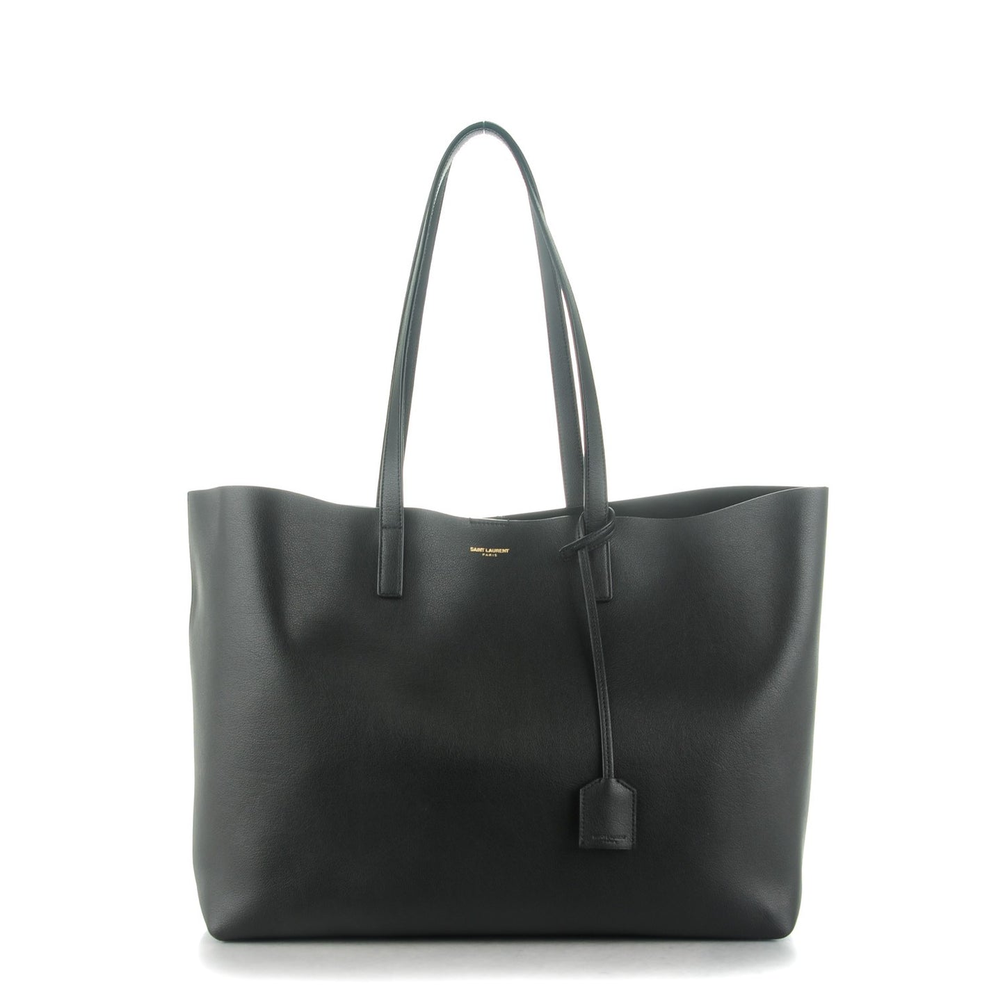 Calfskin Large Shopping Tote Black