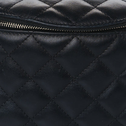 Chanel Calfskin Quilted Waist Belt Bag Black 8 of 10