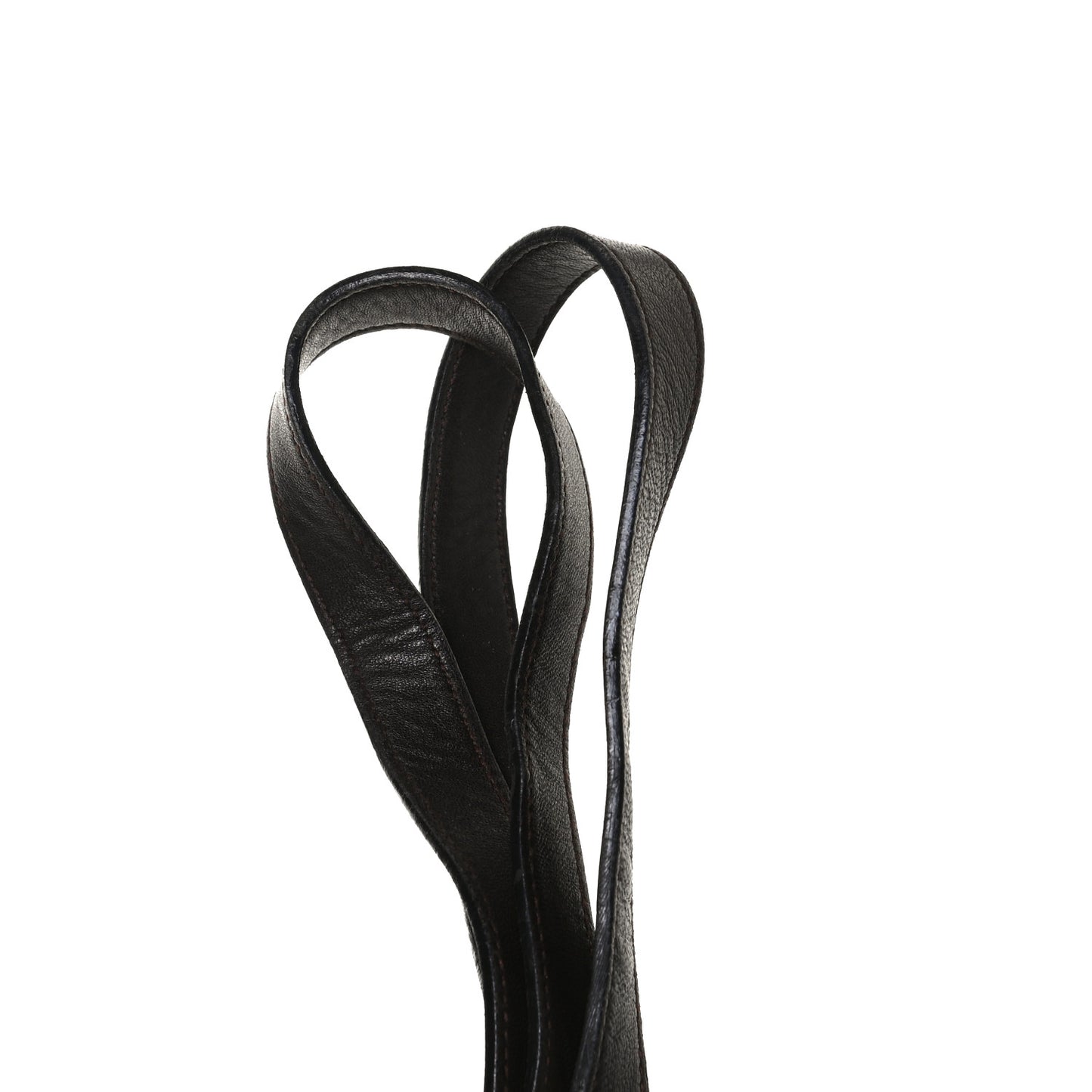 Tessuto Nylon Soft Calfskin Tote Dark Brown