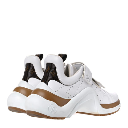 Louis Vuitton Calfskin Monogram Velcro LV Archlight Sneakers 41 White 4 of 19