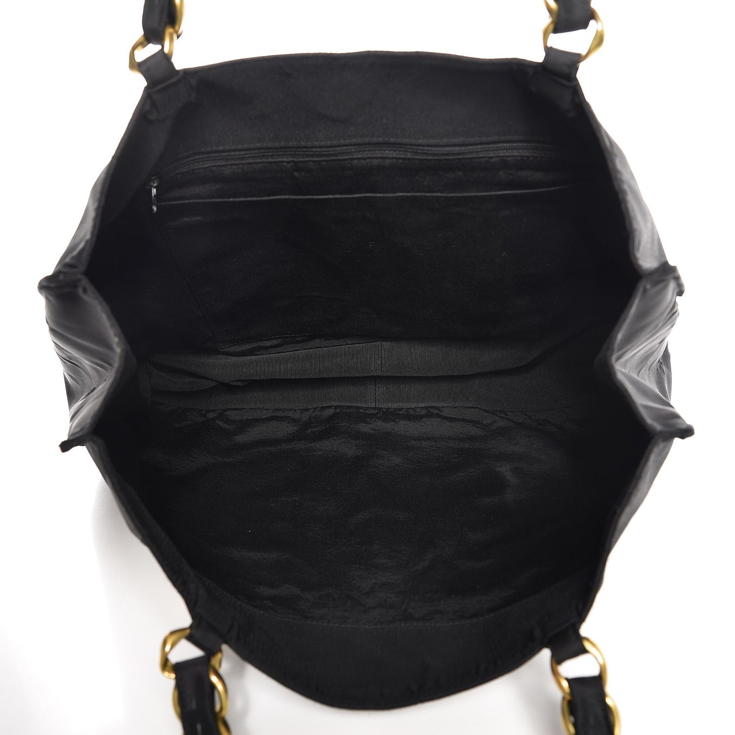 Canvas Chain Jumbo CC Tote Black