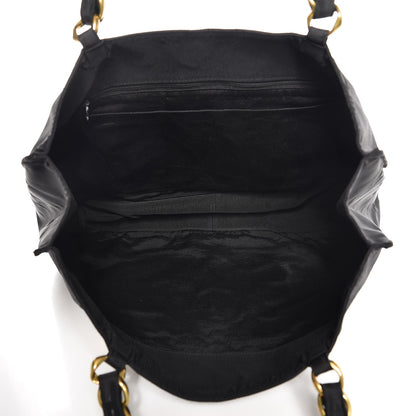 Chanel Canvas Chain Jumbo CC Tote Black 5 of 16