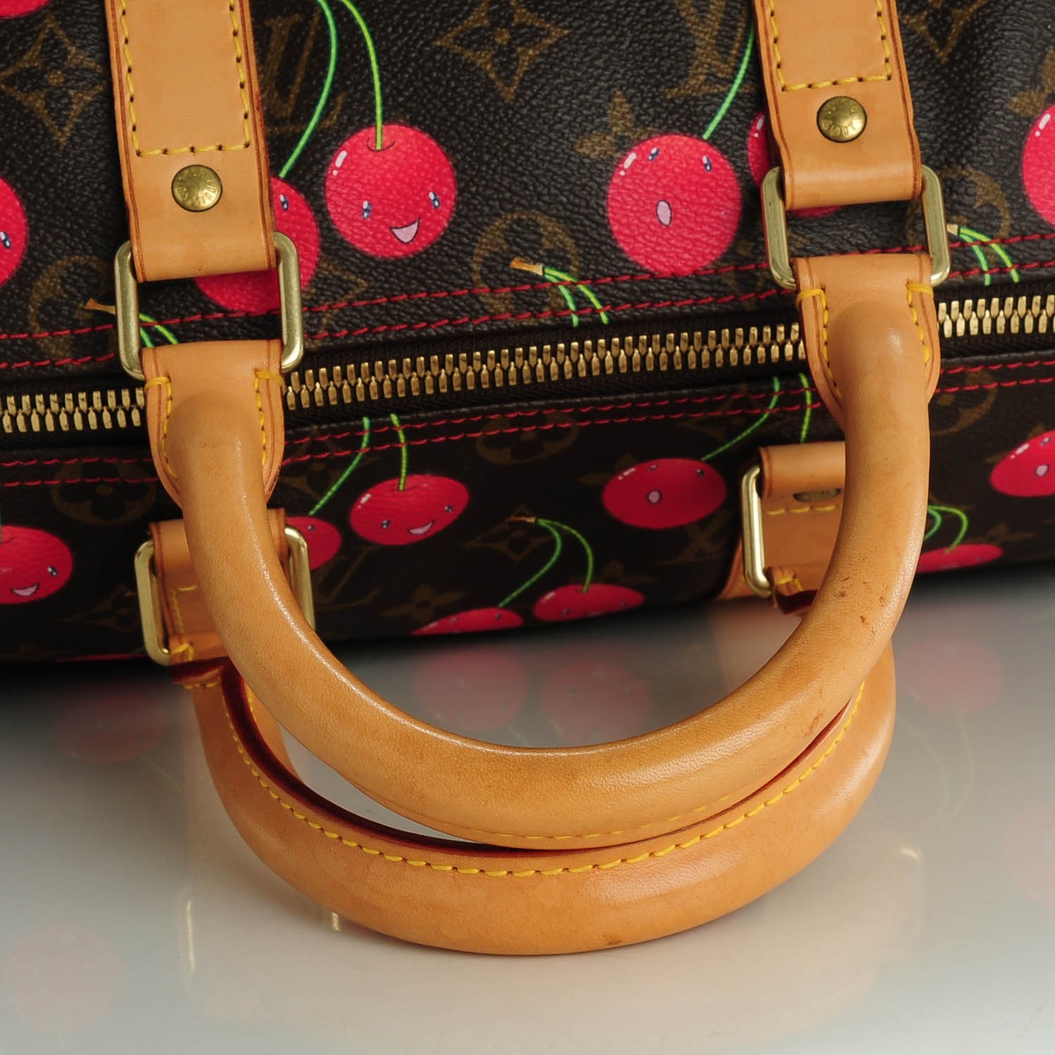 Louis Vuitton Monogram Cerises Keepall 45 9 of 9