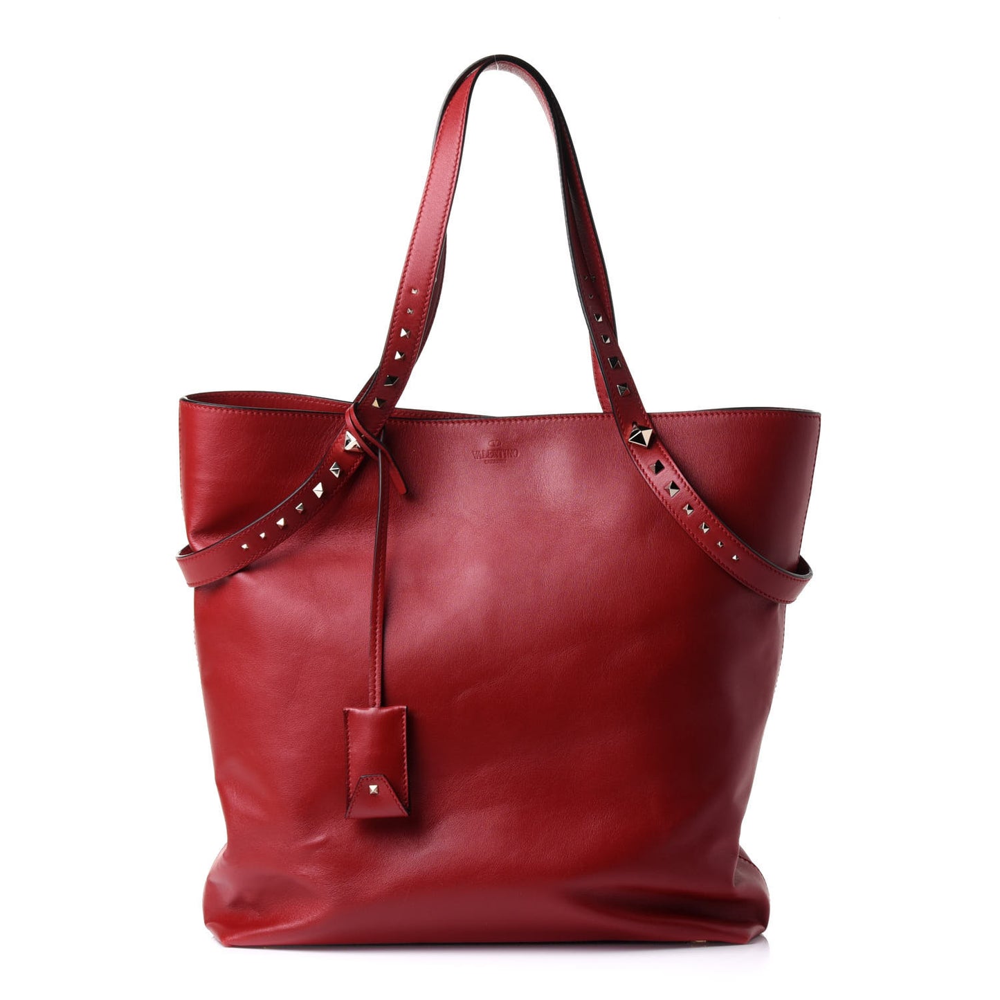 Vitello Lovestud Tote Red